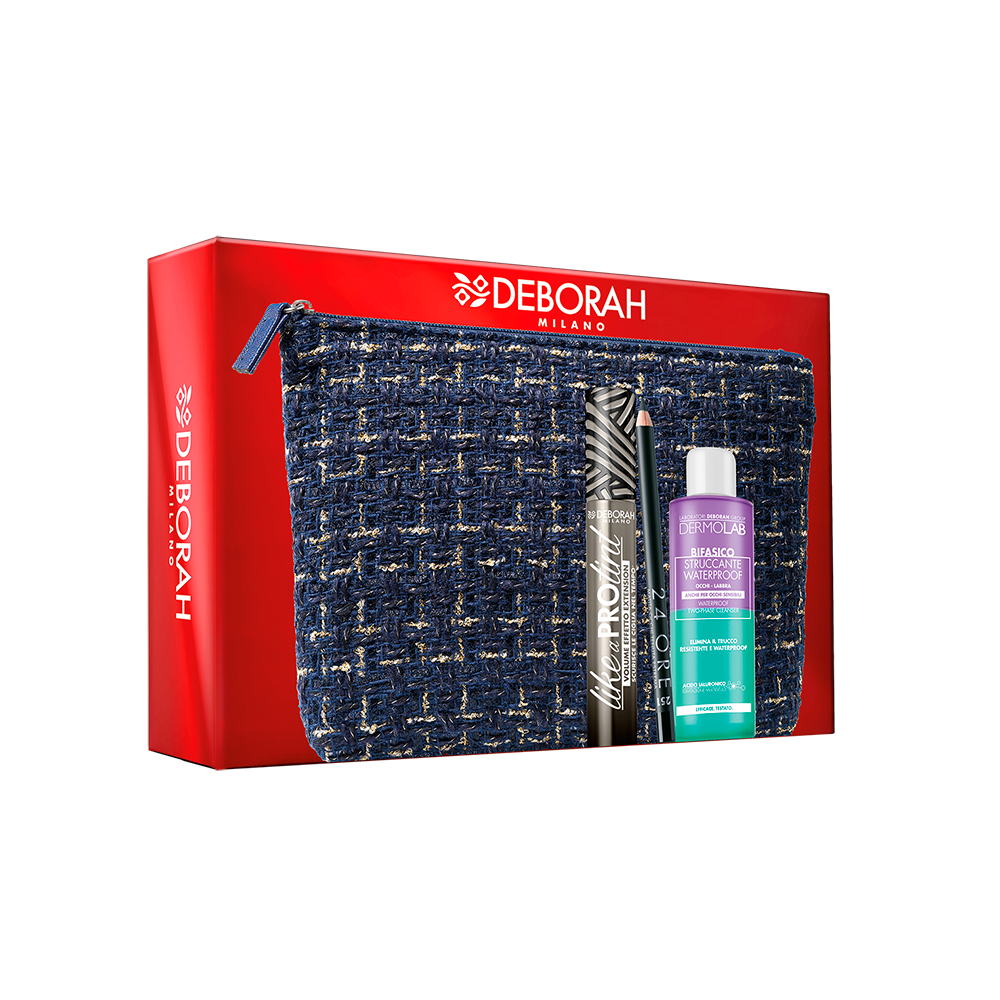 Deborah Milano - Pochette 04 - Mascara + Matita + Struccante Bifasico