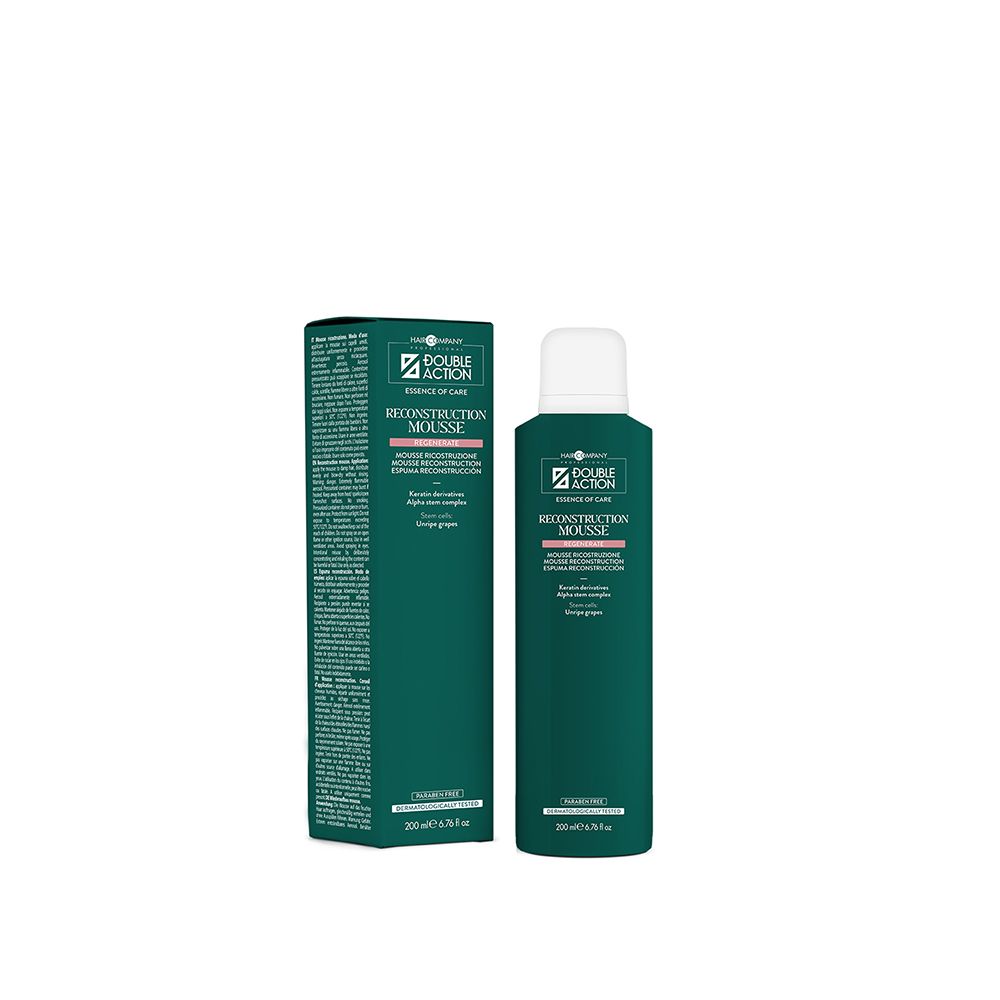 Hair Company - Double Action - Regenerate - Hair Repair Mousse Ricostruzione 200 mL