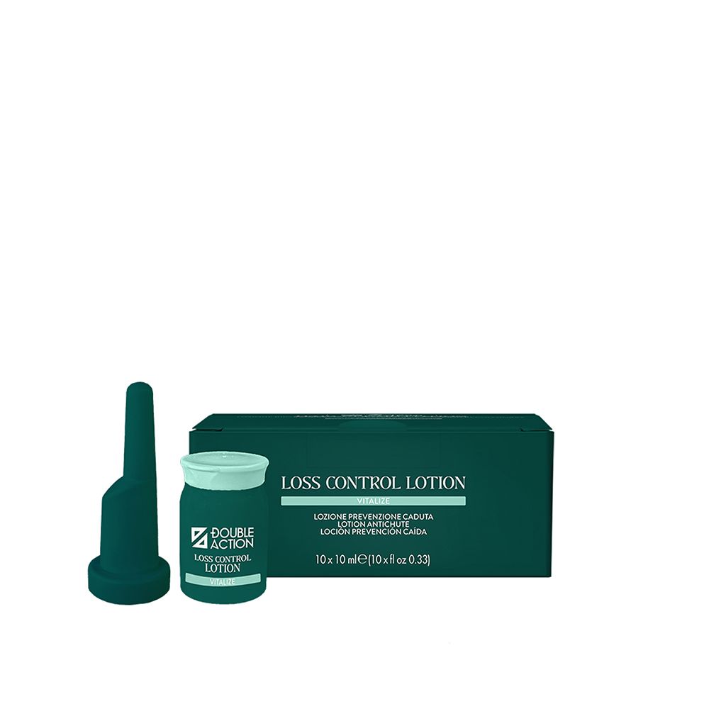 Hair Company - Double Action - Vitalize - Loss Control Lotion 10x10 mL - trattamento anticaduta