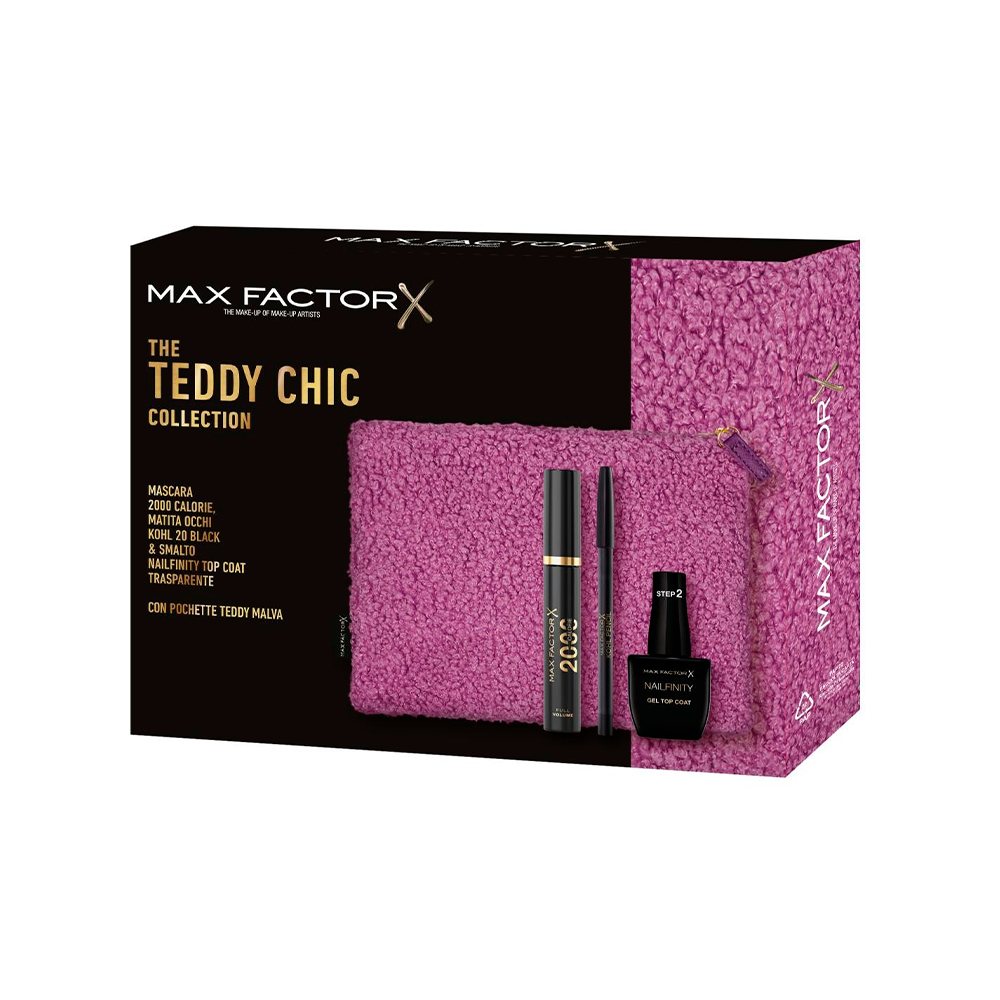 Max Factor - The Teddy Chic Collection - Mascara + Matita + Top Coat