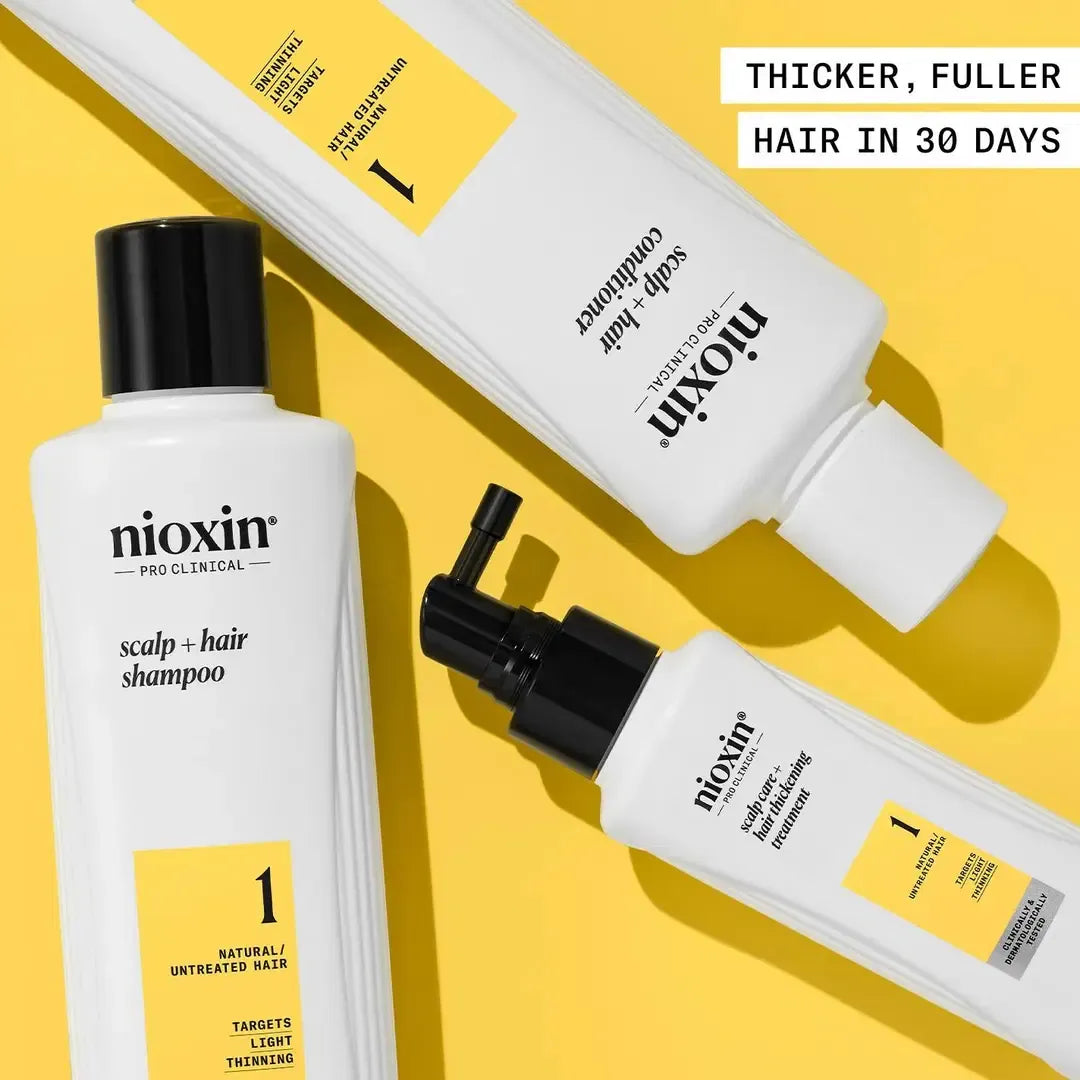 Nioxin Kit Sistema 1 - Cabello natural con debilitamiento leve