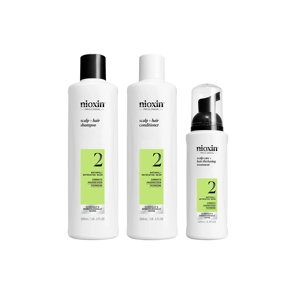 Nioxin - System 2 Kit - Capelli naturali con assottigliamento avanzato
